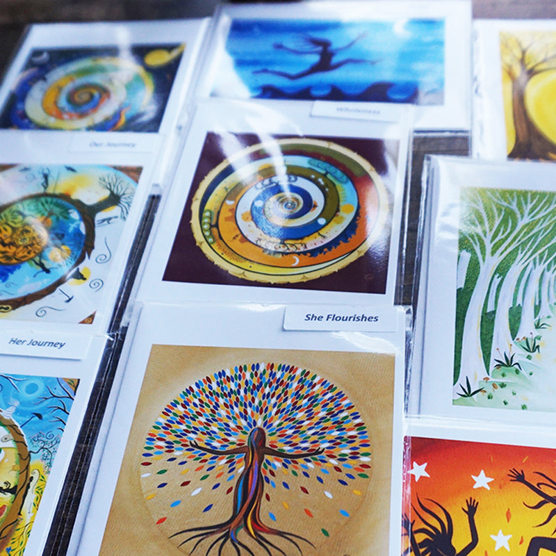 Eco Art Greeting Cards