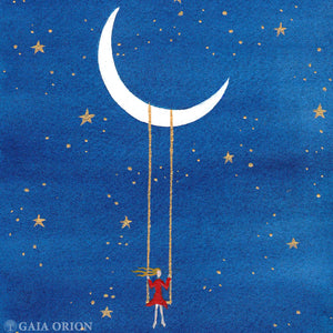 Balançoire cosmique - Boucles d'oreilles 