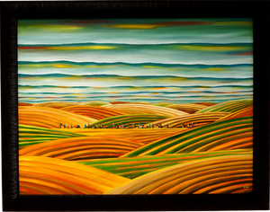 Woven in the Fields - Oil on Canvas - 45 x 60 cm