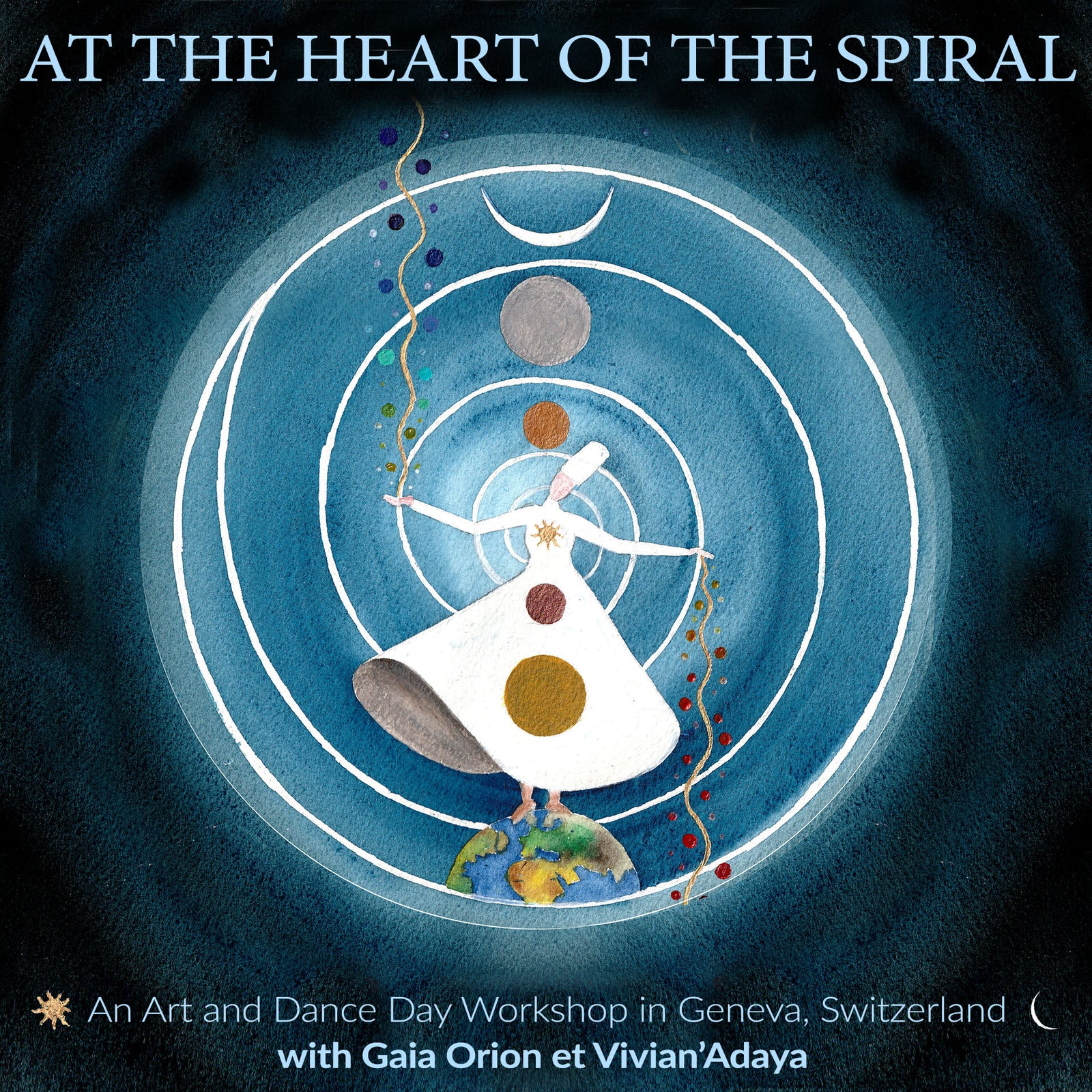 Stage danse et art a Geneve avec Gaia Orion et Vivian'Adaya