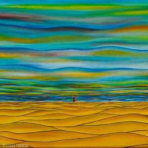 Ocean Reflections - Oil on Canvas - 30 x 60 cm