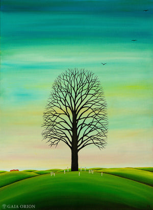 Presence - Oil on Canvas - 30 x 60 cm 55 x 75 cm