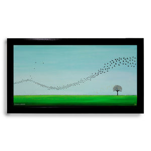 Autumn Flow - Oil on Canvas - 50 x 100 cm - Gaia Orion Art