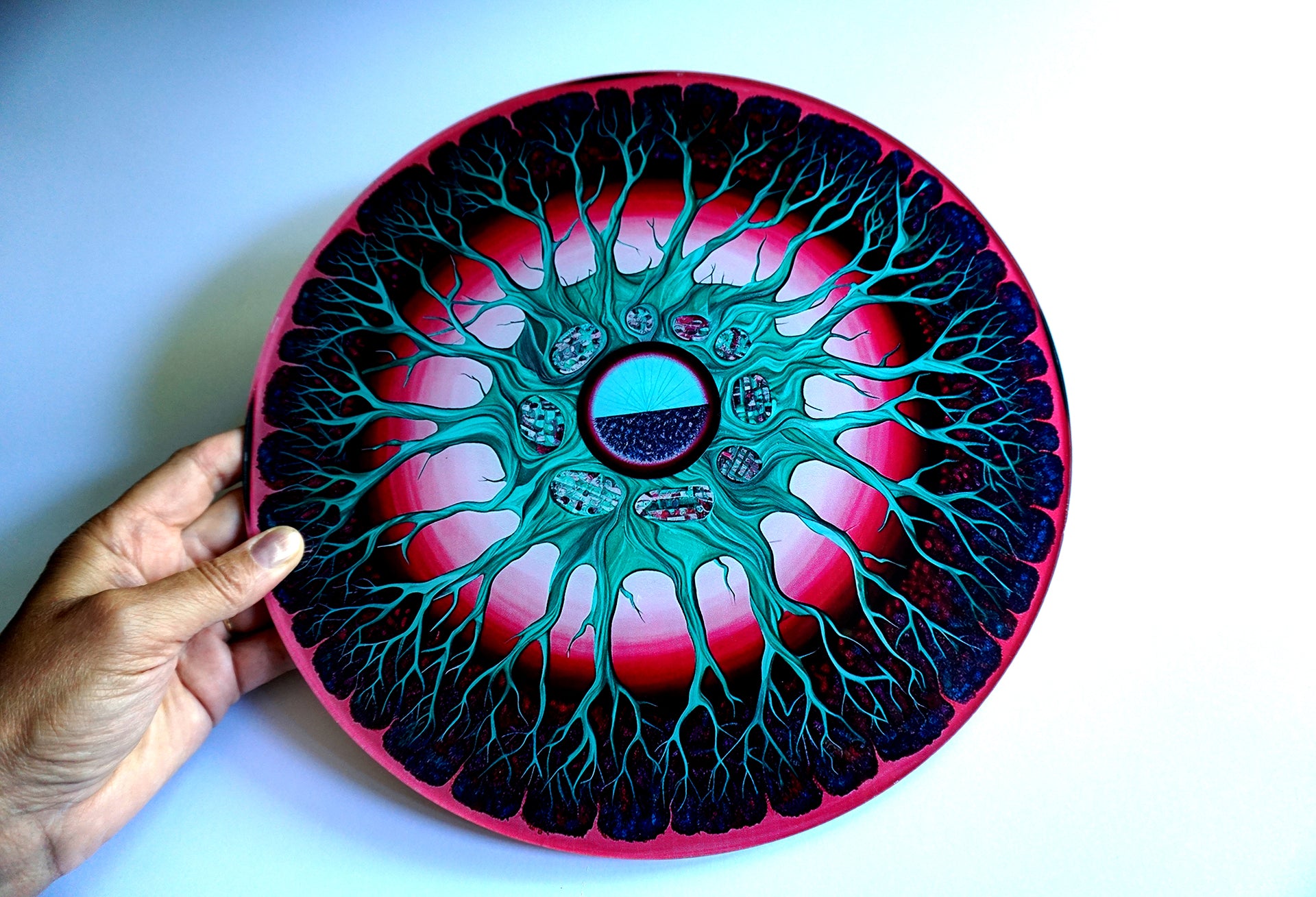 Equilibrium #4 - Print on Acrylic Plate - 30,5 cm Diameter