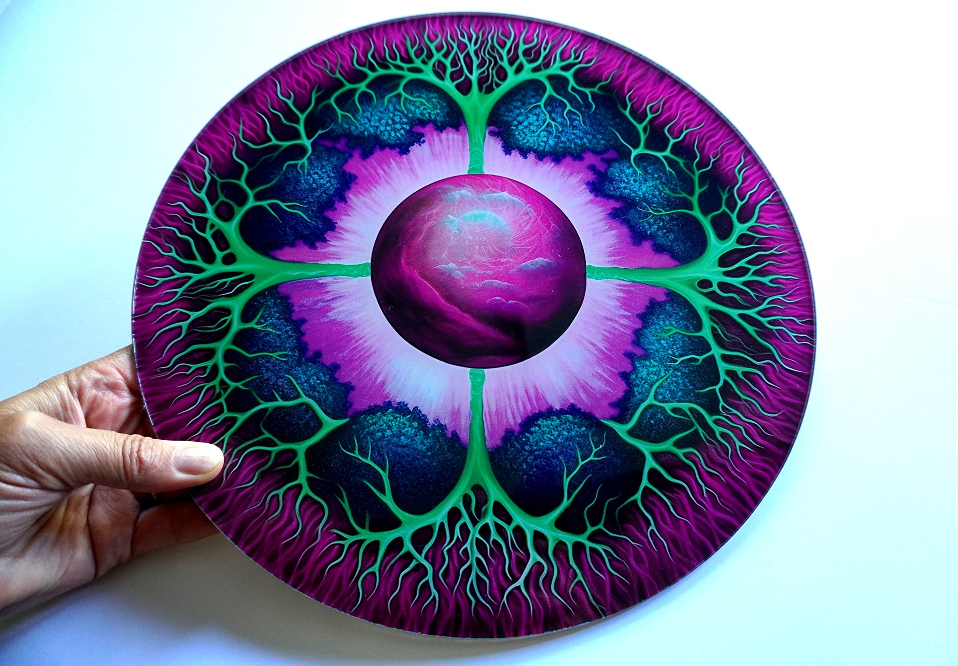 Equilibrium #5 - Print on Acrylic Plate - 30,5 cm Diameter