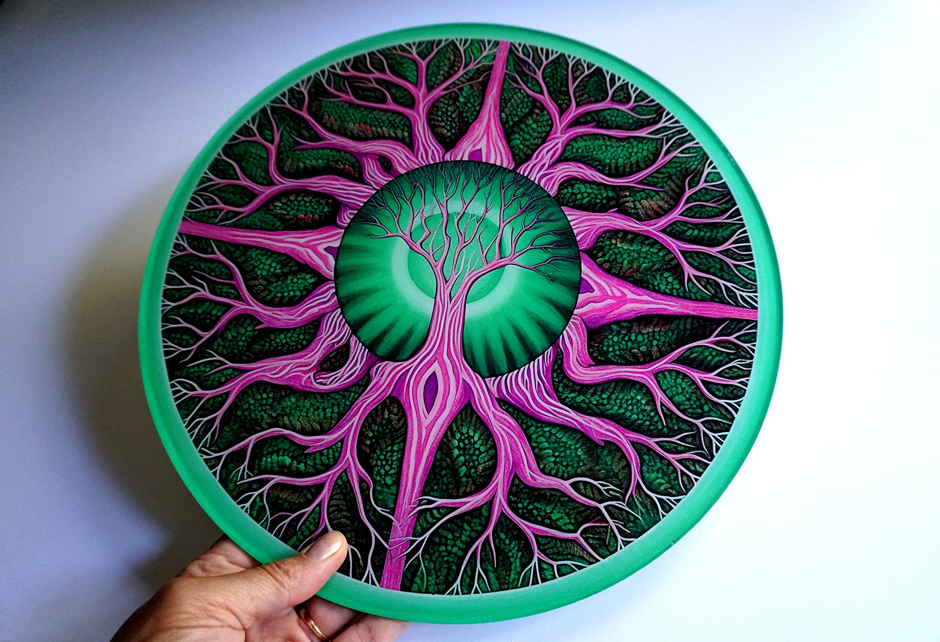 Equilibrium #9 - Print on Acrylic Plate - 30,5 cm Diameter