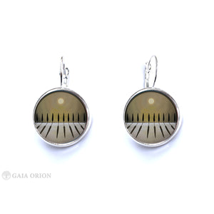 Moon Magic Earrings - Gaia Orion Art
