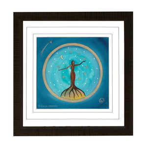 6. Jongler avec la vie - Aquarelle et acrylique 15 x 15 cm