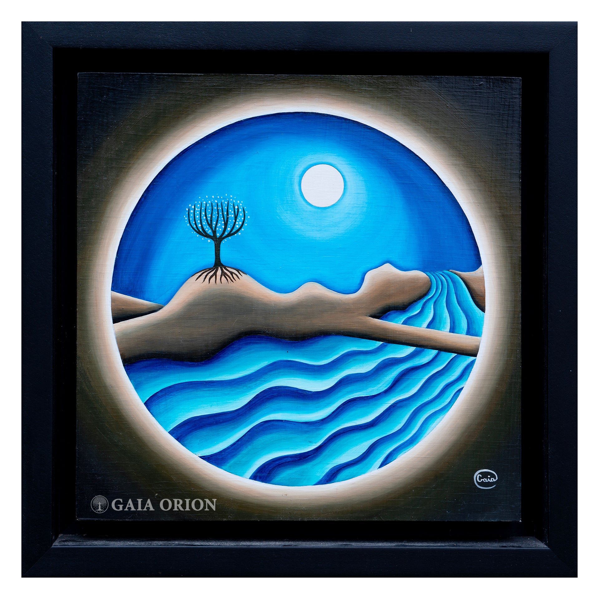 The Soul of a Child-Oil on Wood- 25 x 25 cm