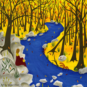 Réflexions d'automne - Huile sur toile - 75 x 55 cm