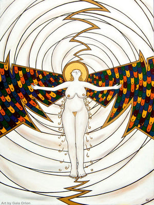 Ascension - Oil on Canvas - 75 x 55 cm - Gaia Orion Art