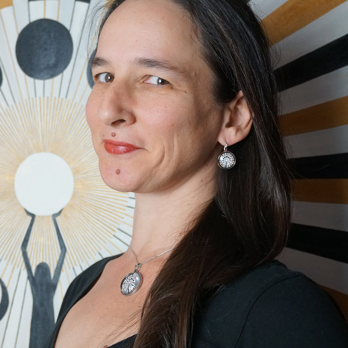 Melodies of Luna Earrings - Gaia Orion Art