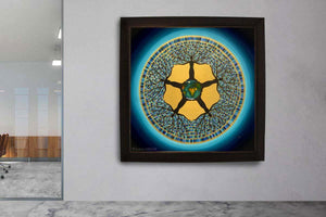Equilibrium - Oil on Canvas - 120 x 120 cm - Gaia Orion Art