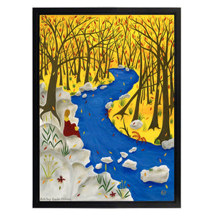 Autumn Reflections - Prints on canvas - Gaia Orion Art