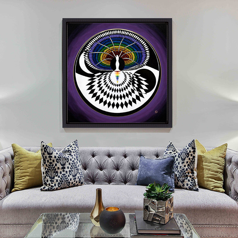 a black and white geometric mandala inspired by a crop circle