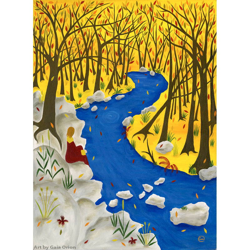 Autumn Reflection - Prints on Paper - Gaia Orion Art