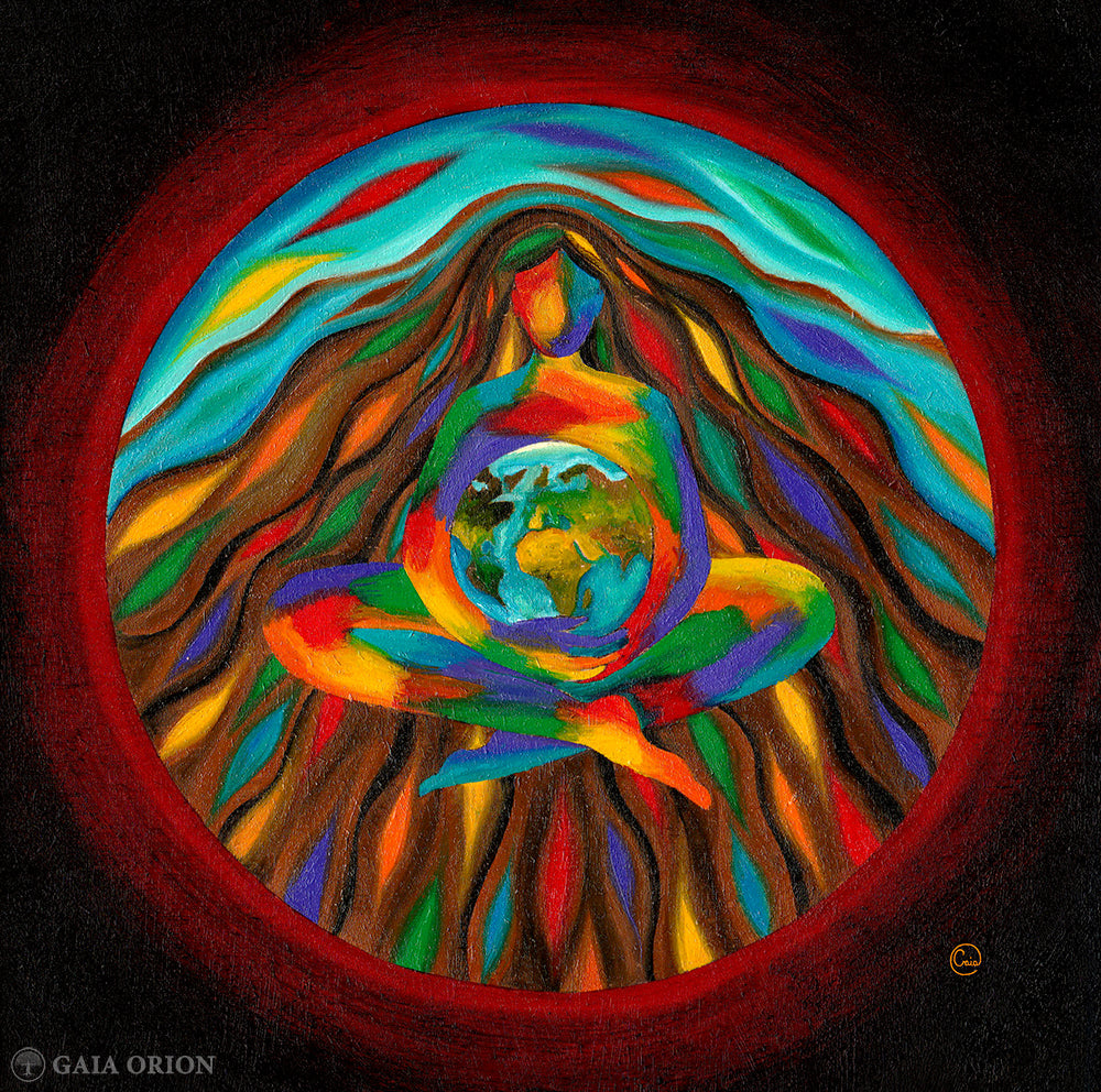 Earth Healing - Prints on Paper - Gaia Orion Art