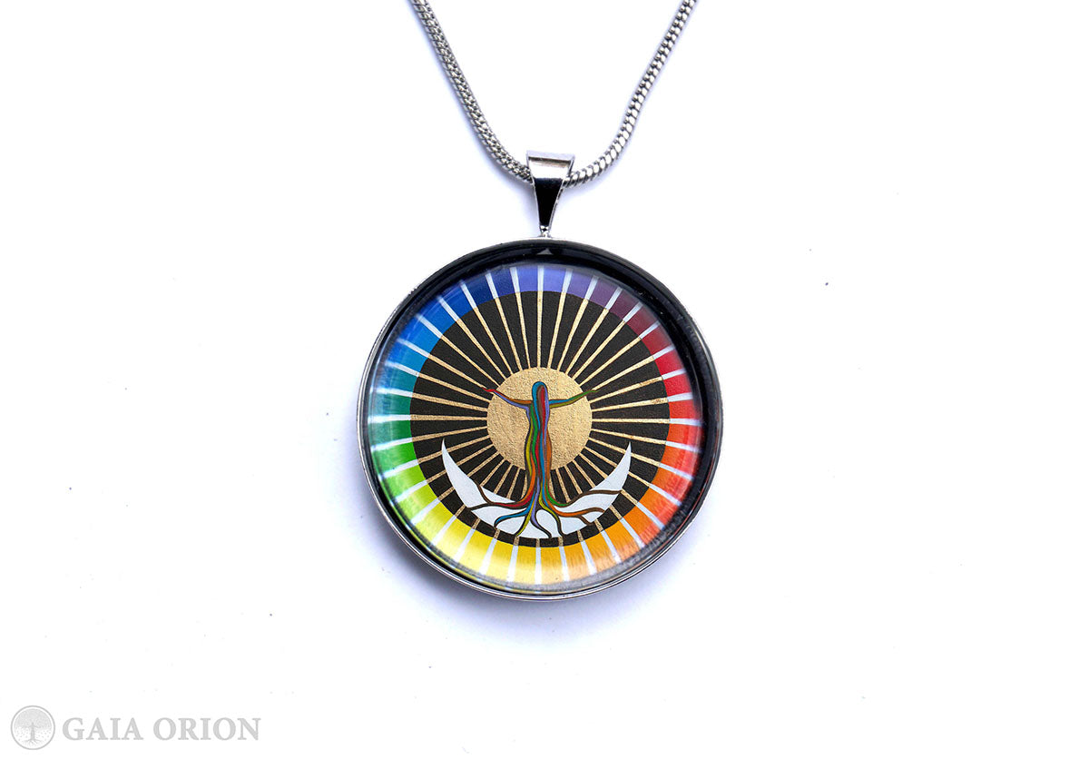 Heart of Gold Necklaces - Gaia Orion Art
