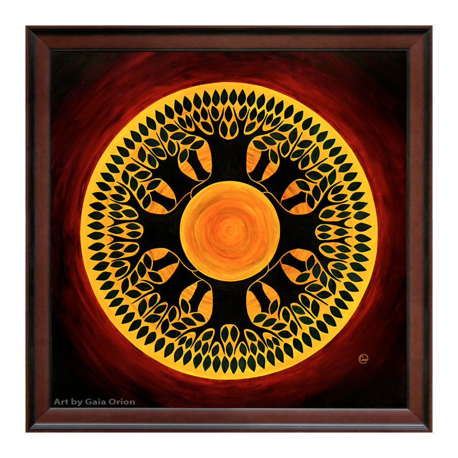 A painting inspired by the speech of martin luther king a bright sun of  hope for humanity