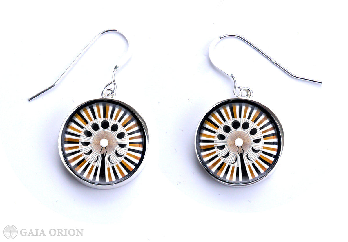 Melodies of Luna Earrings - Gaia Orion Art