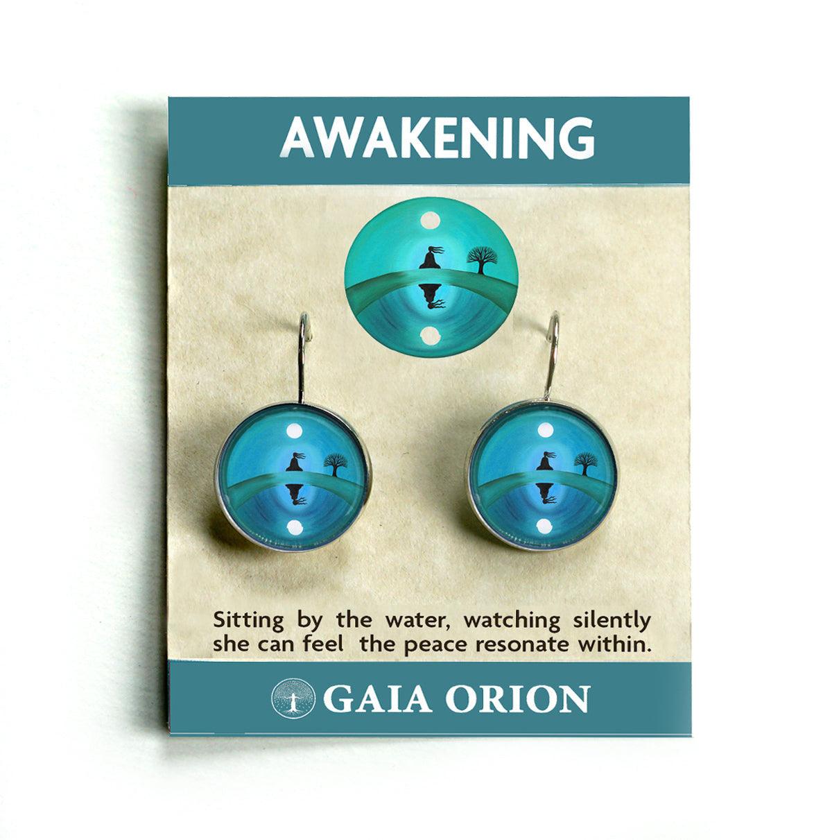 Awakening Earrings - Gaia Orion Art